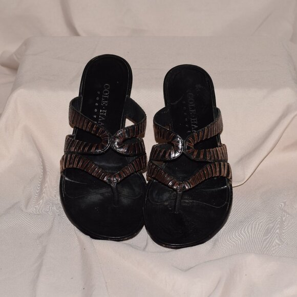 Leather Cole Haan Sandals - Picture 1 of 2